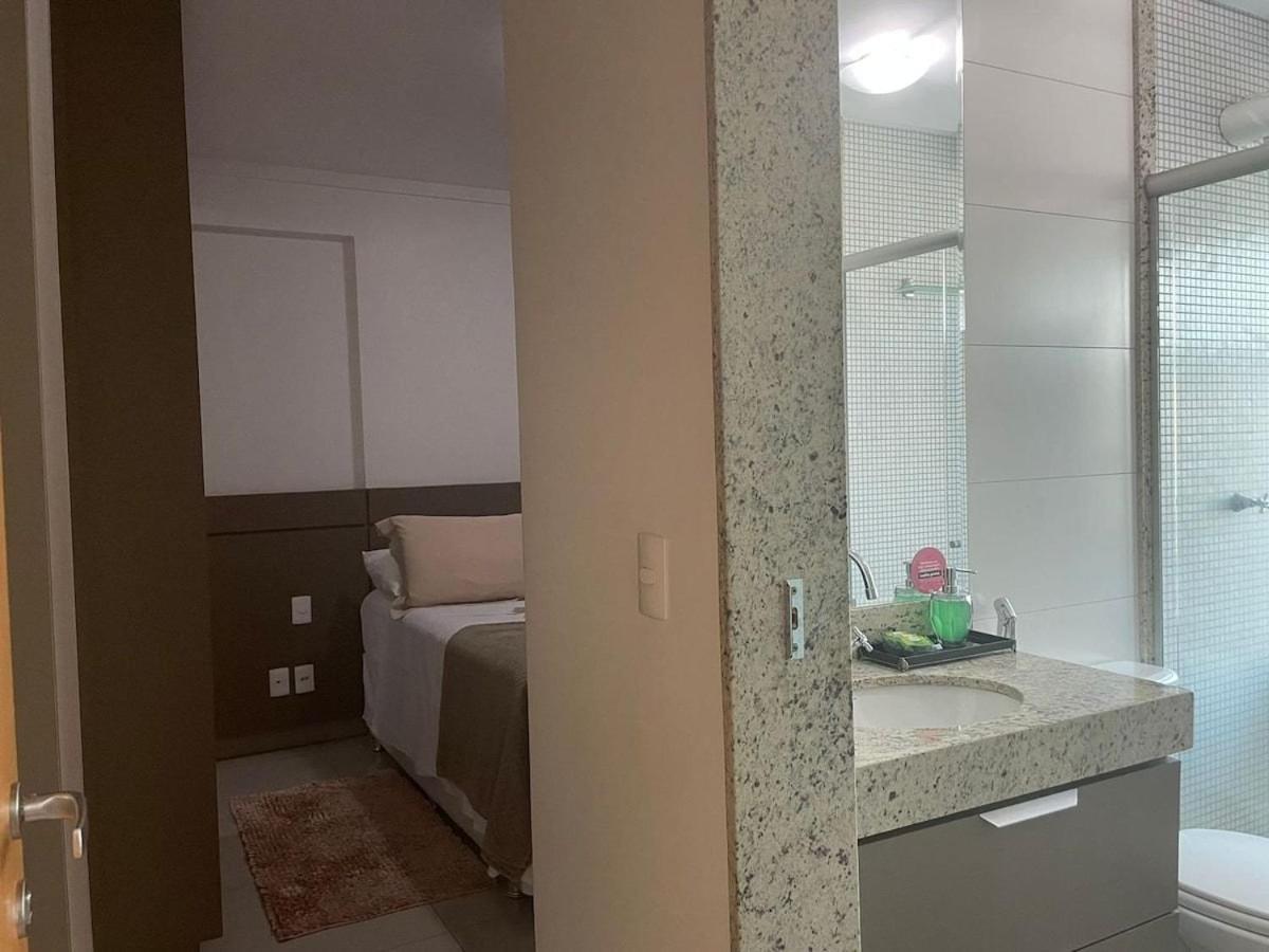 1 Qts.| 2 Hosp. | Jacuzzi Na Varanda | Linda Vista 戈亚尼亚 外观 照片