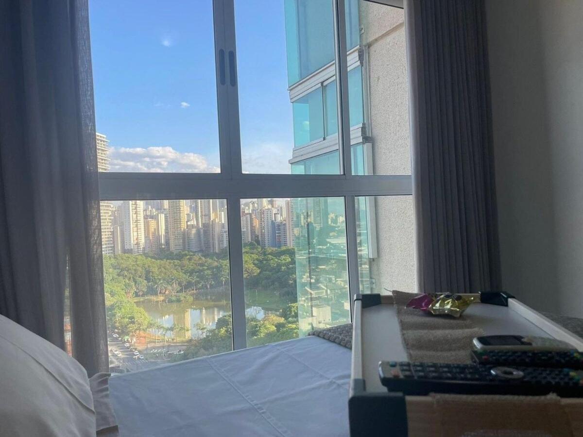 1 Qts.| 2 Hosp. | Jacuzzi Na Varanda | Linda Vista 戈亚尼亚 外观 照片